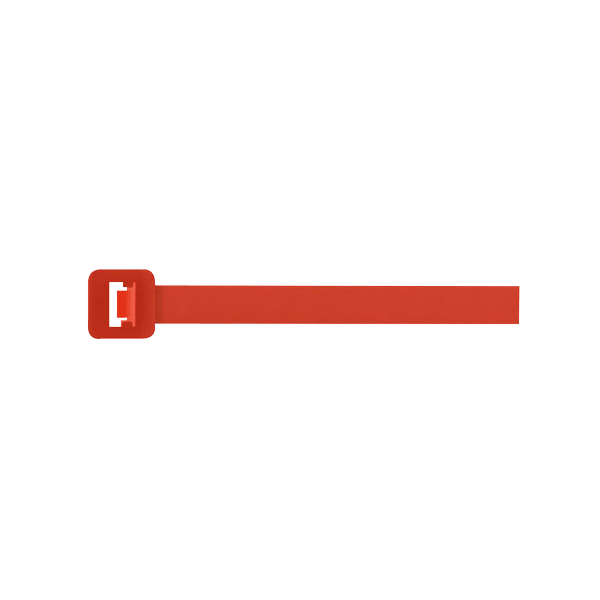UNCRIMP RED 300MM X 4.8MM CABLETIE (100 pc) - Red UNCRIMP RED 300MM X 4.8MM CABLETIE (100 pc) Red