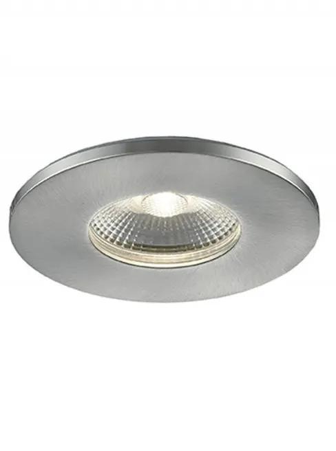 Franklite LED 3000K Downlight With Satin Nickel Bezel - Flush Lights Franklite LED 3000K Downlight With Satin Nickel Bezel Flush Lights
