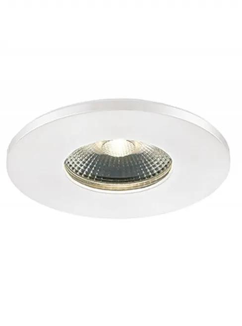Franklite LED 3000K Downlight With White Bezel - Bathroom Lights Franklite LED 3000K Downlight With White Bezel Bathroom Lights