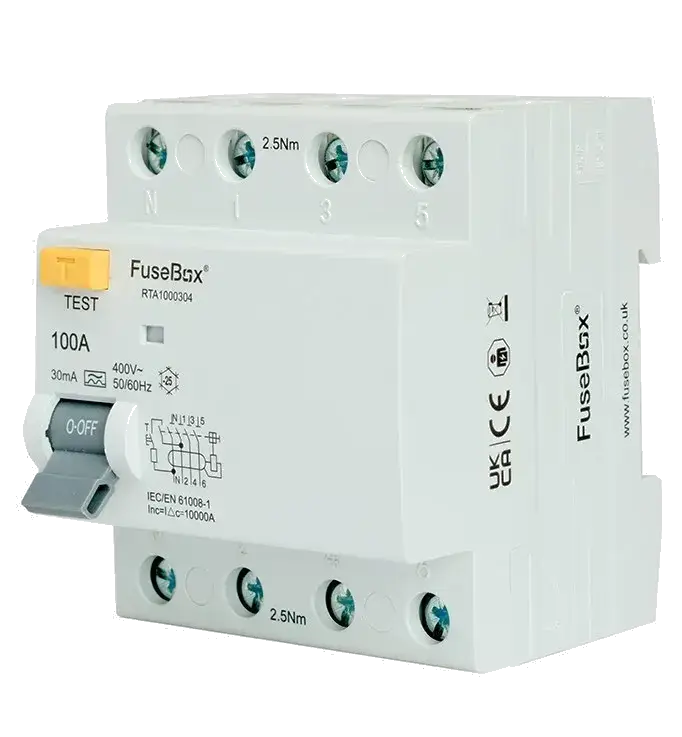 Fusebox 4P TYPE A RCD 100A 30mA - Electrical Fusebox 4P TYPE A RCD 100A 30mA Electrical