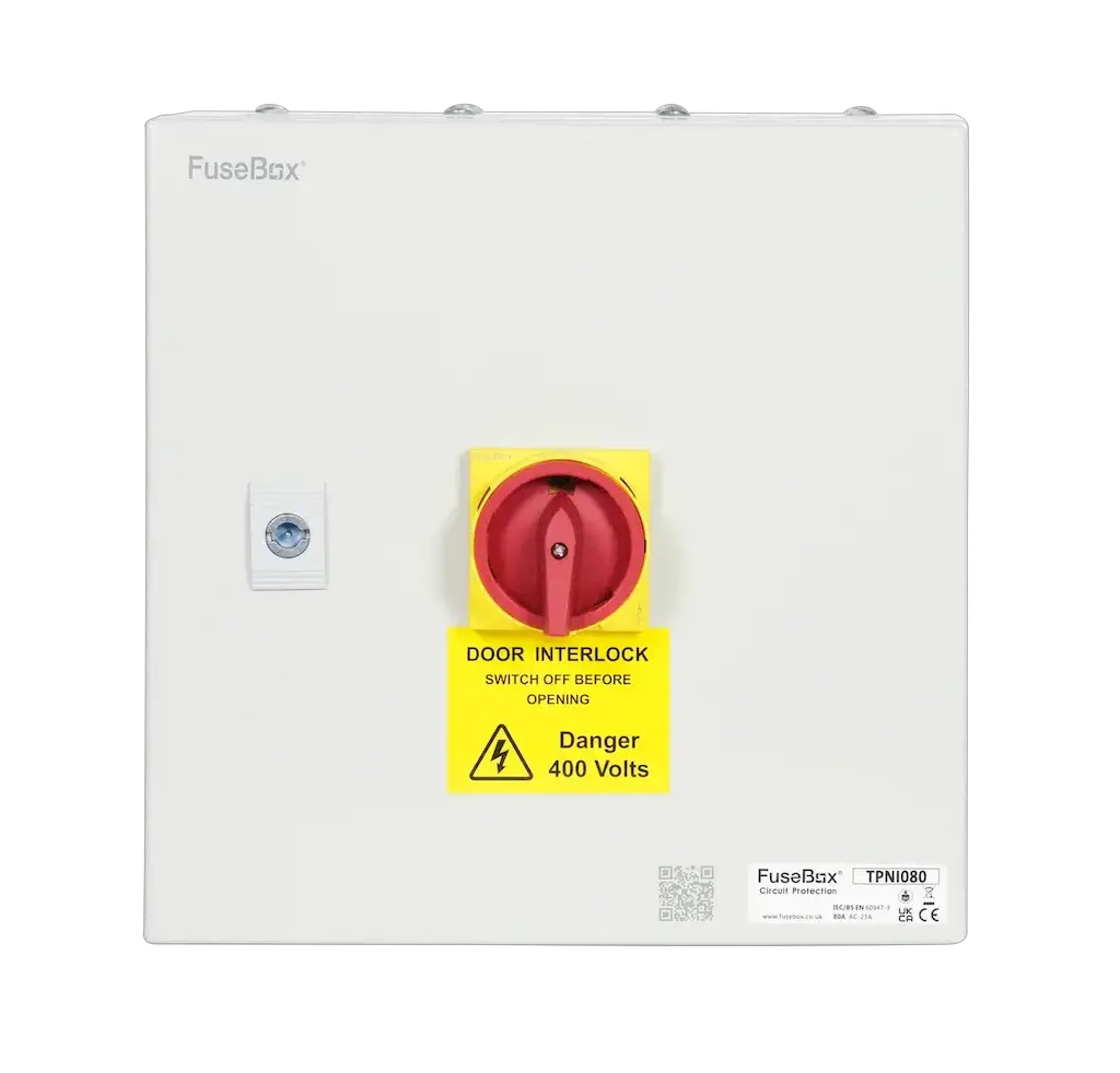 Fusebox 80A 3P+N ISO (METAL) DOOR INTERLOCK IP65 - Electrical Fusebox 80A 3P+N ISO (METAL) DOOR INTERLOCK IP65 Electrical