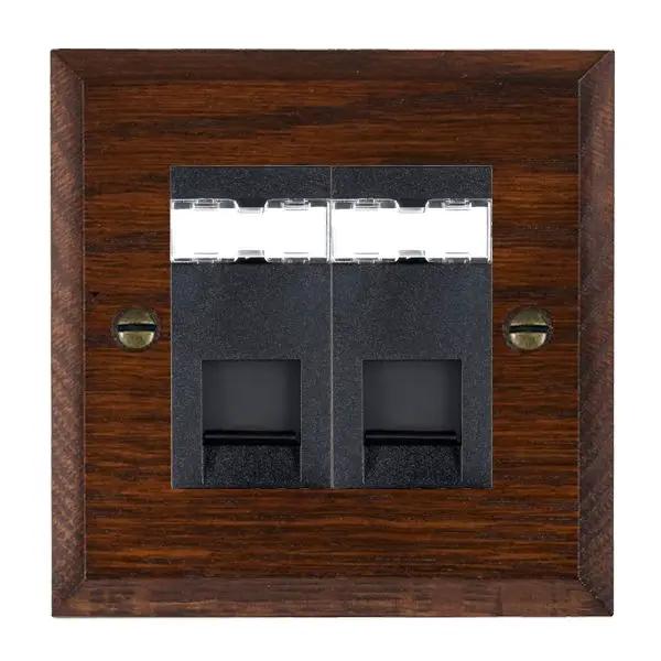Wood Cha A/M 2g RJ12 Unshielded BL