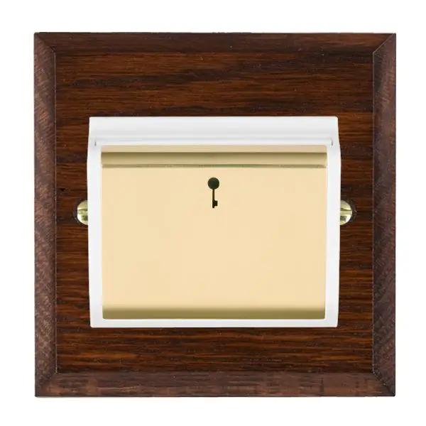 Wood Cha A/M 10A (6AX) Card Swt PB/WH