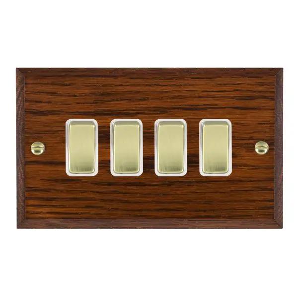 Wood Cha A/M 4g 10AX 2 Way Rkr PB/WH