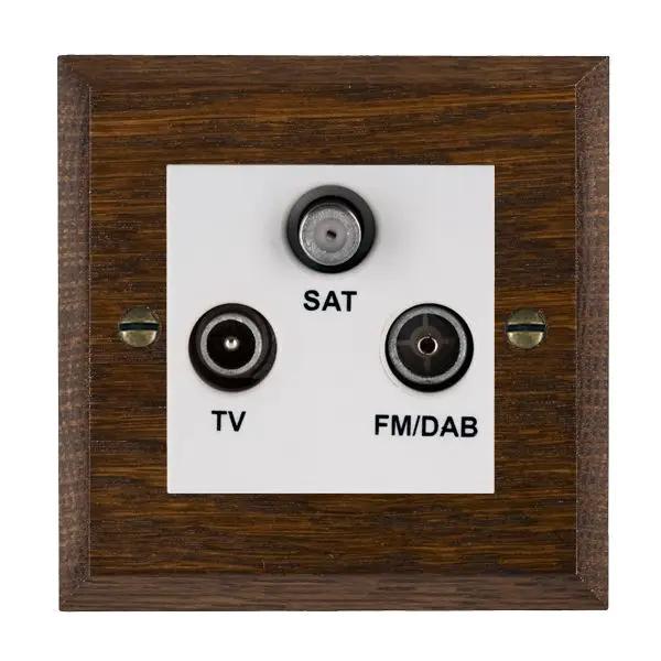 Wood Cha D/O Non-Iso DAB TV+FM+SAT WH