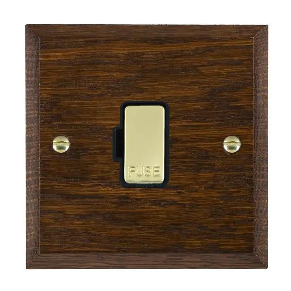 Wood Cha D/O 1g 13A Fuse Only PB/BL