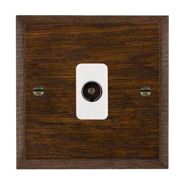 Wood Cha D/O 1g Isolated TV 1in/1out WH