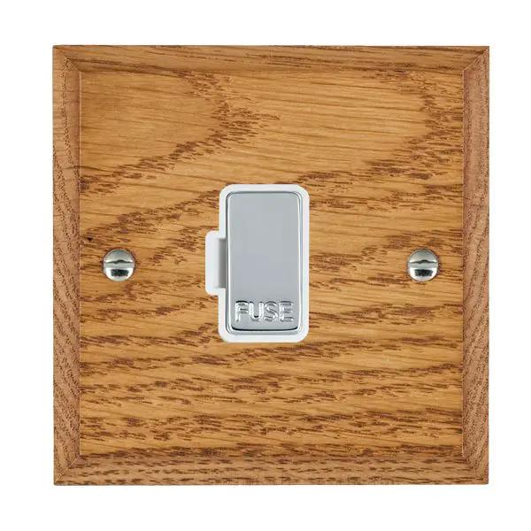 Wood Cha M/O 1g 13A Fuse Only BC/WH