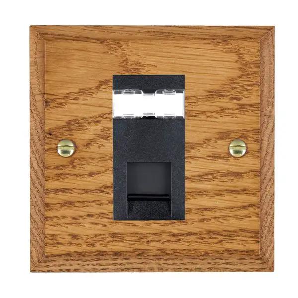Wood Cha M/O 1g RJ12 Unshielded BL