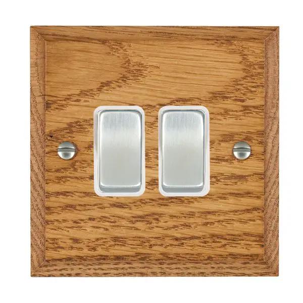 Wood Cha M/O 2g 10AX 2 Way Rkr SC/WH