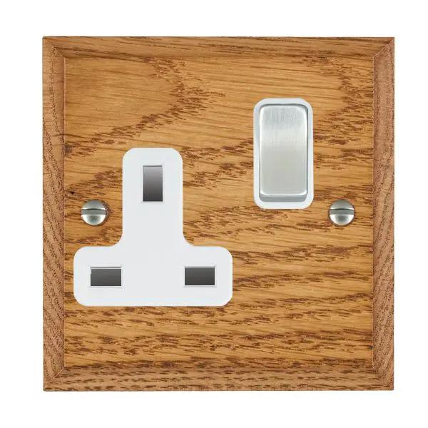 Wood Cha M/O 1g 13A DP Swt Skt SC/WH