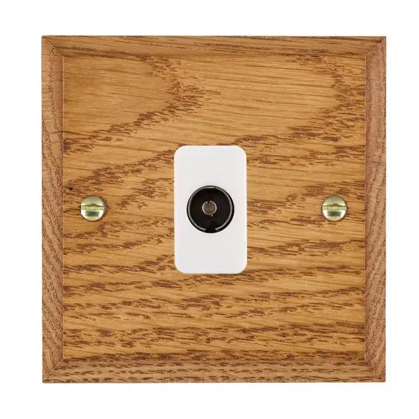 Wood Cha M/O 1g Isolated TV 1in/1out WH
