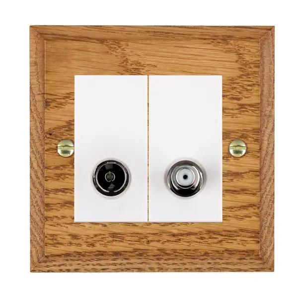 Wood Cha M/O 2g N-Isol TV+Sat 2in/2 WH
