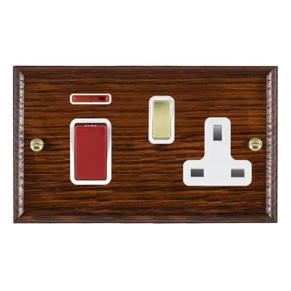 Wood Ovo A/M 45DP+N+SS1 Red/PB/WH