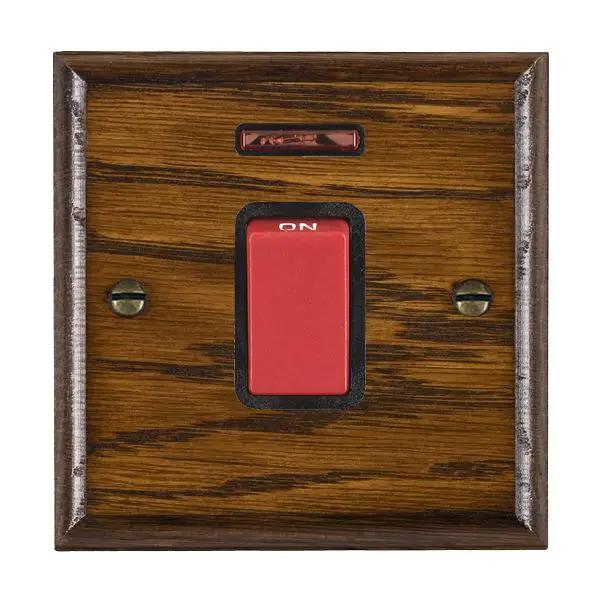 Wood Ovo D/O 1g 45A DP+N Red Rkr/BL