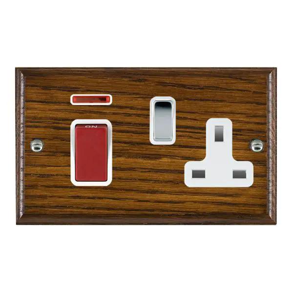 Wood Ovo D/O 45DP+N+SS1 Red/BC/WH