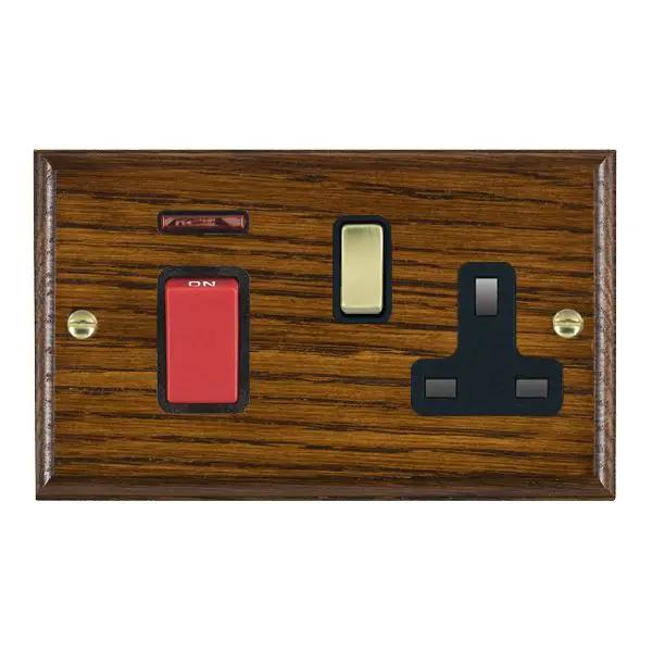 Wood Ovo D/O 45DP+N+SS1 Red/PB/BL