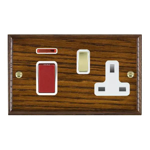 Wood Ovo D/O 45DP+N+SS1 Red/PB/WH