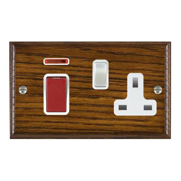 Wood Ovo D/O 45DP+N+SS1 Red/SC/WH