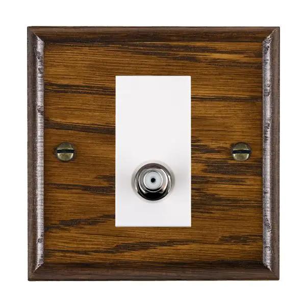 Wood Ovo D/O 1g Isolated Satellite WH