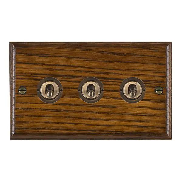 Wood Ovo D/O 3g 20AX 2Way Toggle AB