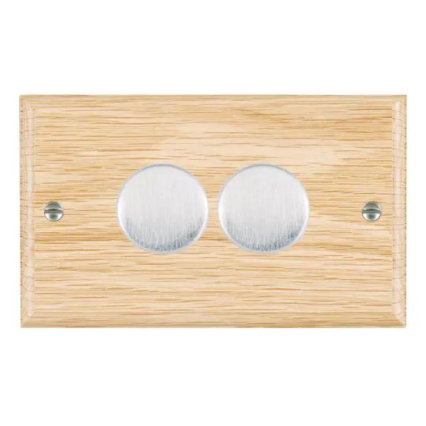Wood Ovo L/O 2g LEDITB100 2 way Dim SC
