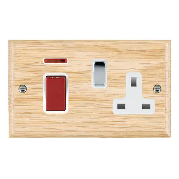 Wood Ovo L/O 45DP+N+SS1 Red/BC/WH