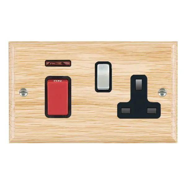 Wood Ovo L/O 45DP+N+SS1 Red/SC/BL