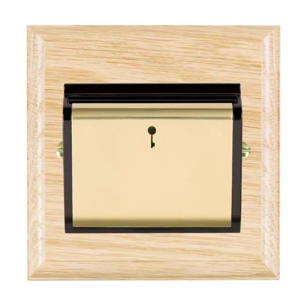 Wood Ovo L/O 10A (6AX) Card Swt PB/BL
