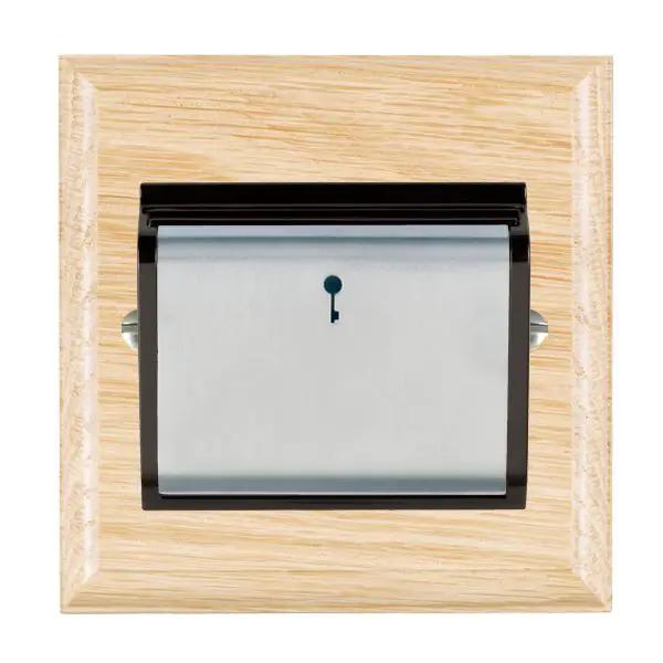 Wood Ovo L/O 10A (6AX) Card Swt SC/BL