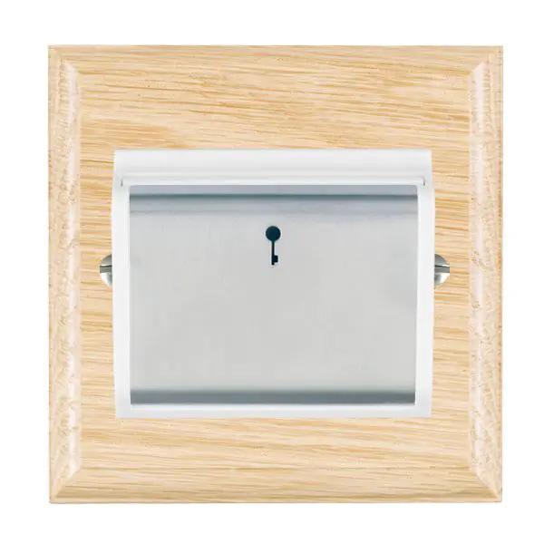 Wood Ovo L/O 10A (6AX) Card Swt SC/WH