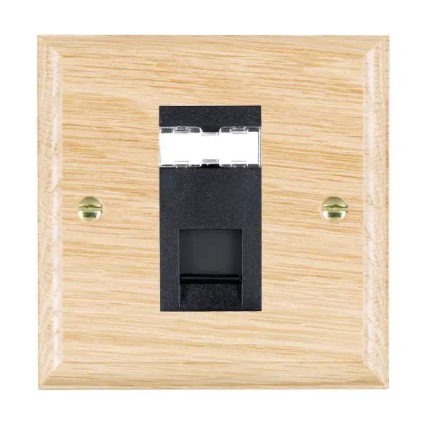 Wood Ovo L/O 1g RJ12 Unshielded BL