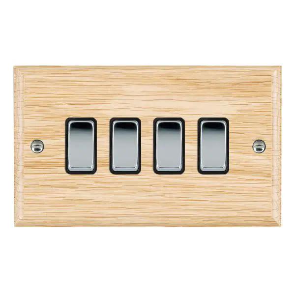Wood Ovo L/O 4g 10AX 2 Way Rkr BC/BL