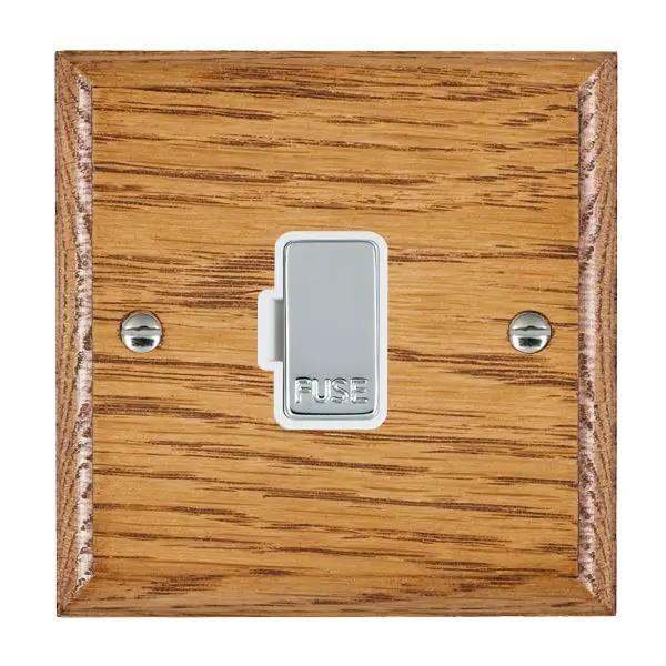 Wood Ovo M/O 1g 13A Fuse Only BC/WH