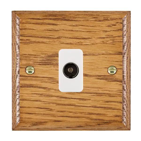Wood Ovo M/O 1g N-Isol TV 1in/1out WH