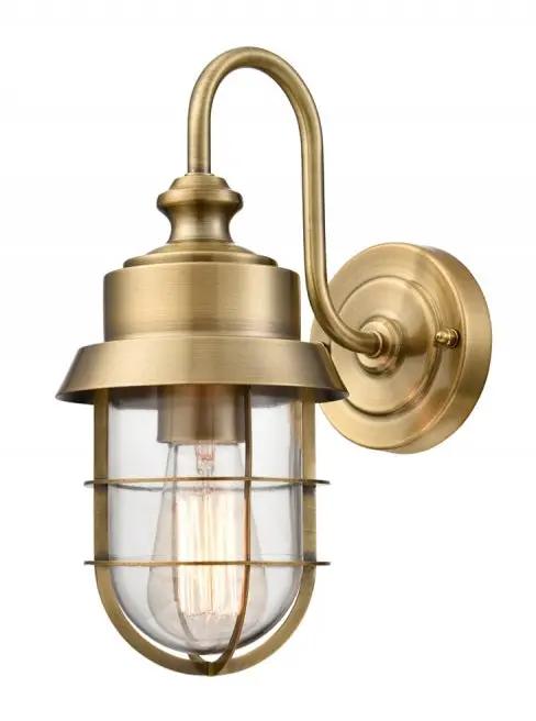 Franklite Wharf Antique Brass Exterior Wall Light - Wall Lights Franklite Wharf Antique Brass Exterior Wall Light Wall Lights
