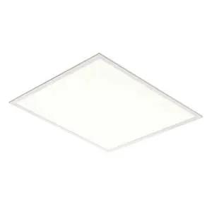 LED ceiling panel light with white frame for modern interior lighting