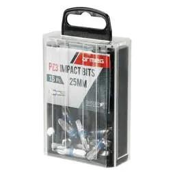 Armeg Armeg Tic-Tac PZ3 Magnetic Screwdriver Bits (Pack of 15) - Tools Armeg Armeg Tic-Tac PZ3 Magnetic Screwdriver Bits (Pack of 15) Tools