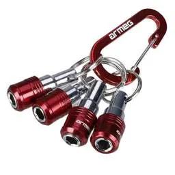 Armeg Armeg 4 Piece ¼" Quick Change Belt Loop Bit Holders - Tools Armeg Armeg 4 Piece ¼" Quick Change Belt Loop Bit Holders Tools