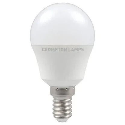 LED round E14 daylight bulb, thermal plastic, energy-saving lighting