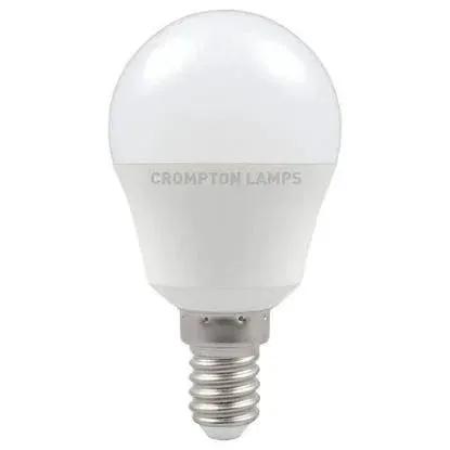 LED round E14 daylight bulb, thermal plastic, energy-saving lighting