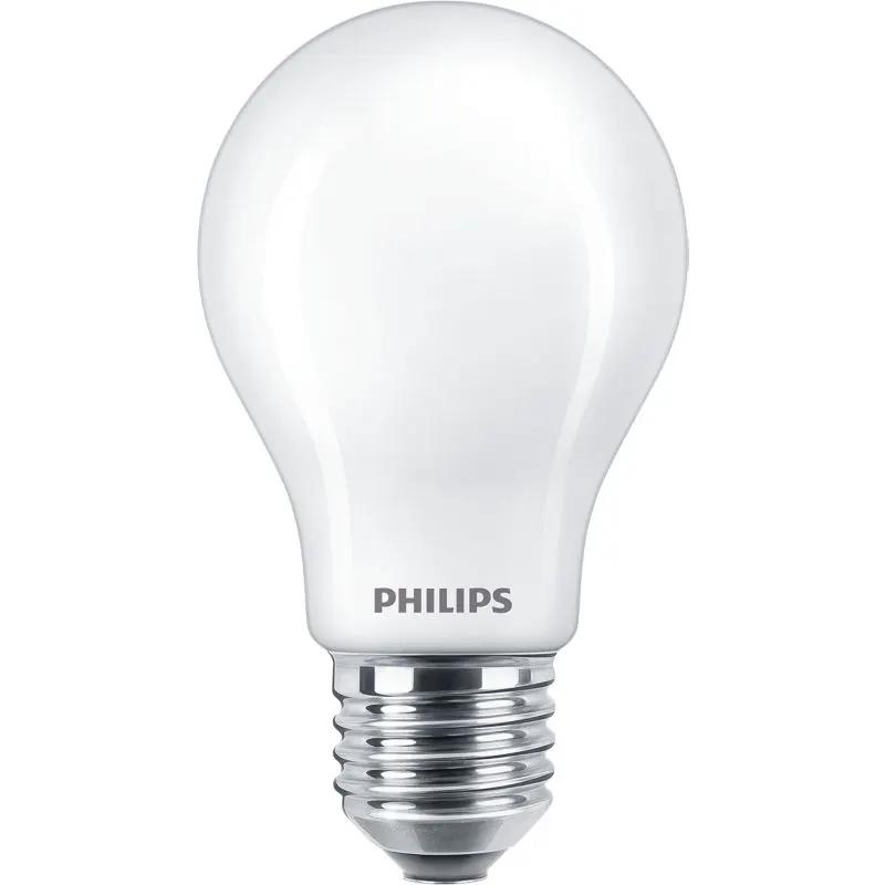 Frosted LED bulb E27 100W 2700K for home and business lighting, PHILIPS brand visible