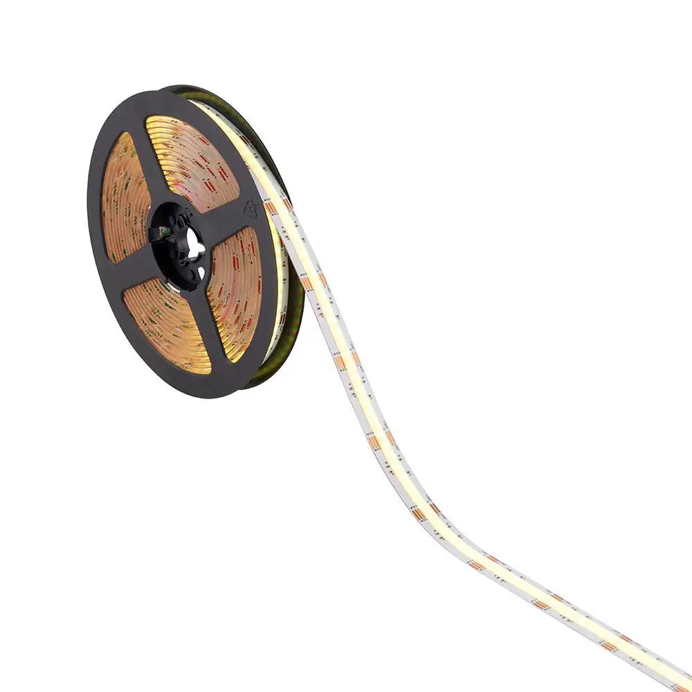 LED strip light on reel, flexible lighting accessory for home or business use