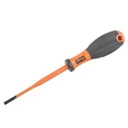 screwdriver Klein 4mm x 100mm VDE Insulated Slotted Screwdriver - screwdriver Klein 4mm x 100mm VDE Insulated Slotted Screwdriver
