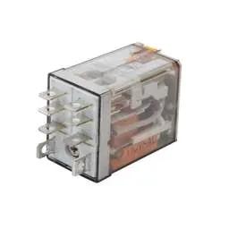 Relay Finder 8 Pin 110V AC 12A 2 Pole Mini Plug In Relay with LED - Relay Finder 8 Pin 110V AC 12A 2 Pole Mini Plug In Relay with LED