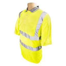 high vis F4P - X Large Hi Vis Class 2 Polo Shirt Yellow - Clothing Safety Vest Clothing high vis F4P - X Large Hi Vis Class 2 Polo Shirt Yellow Safety Vest
