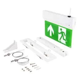 EMERGECNY LIGHTING Fusion 2.7W LED 5-in-1 Emergency Self Test Exit Sign - EMERGECNY LIGHTING Fusion 2.7W LED 5-in-1 Emergency Self Test Exit Sign