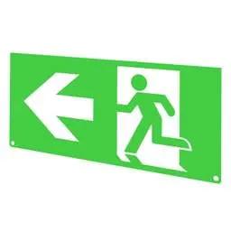 EMERGECNY LIGHTING Fusion Arrow Left / Right Legends for 5-in-1 Emergency Exit Sign - EMERGECNY LIGHTING Fusion Arrow Left / Right Legends for 5-in-1 Emergency Exit Sign