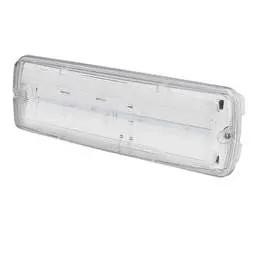 EMERGECNY LIGHTING Fusion 1.1W LED Non-Maintained Bulkhead with Legends - EMERGECNY LIGHTING Fusion 1.1W LED Non-Maintained Bulkhead with Legends