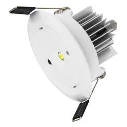 EMERGECNY LIGHTING Fusion 3W LED Maintained Emergency Downlight White - EMERGECNY LIGHTING Fusion 3W LED Maintained Emergency Downlight White